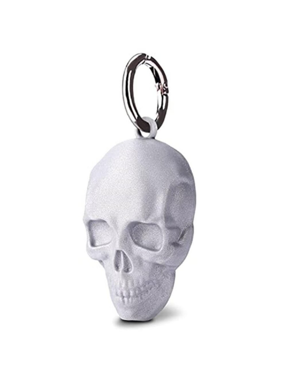White Skull Airtag Holder -Compatible with Apple AirTag Case for AirTag Keychain